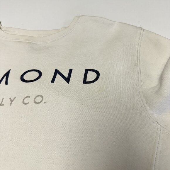 Vintage Diamond Supply Co Sweatshirt Mens Small 21.5x23.5 White Skate Y2K - Picture 5 of 15